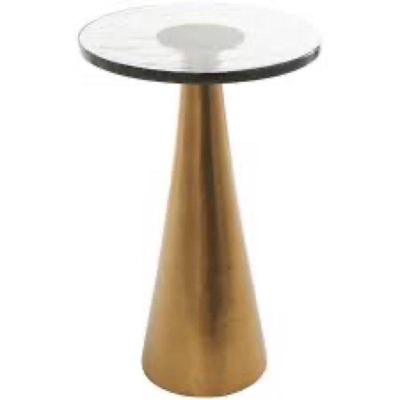 Willa Arlo™ Interiors Sherborn Cole And Grey Aluminum Cone Geometric