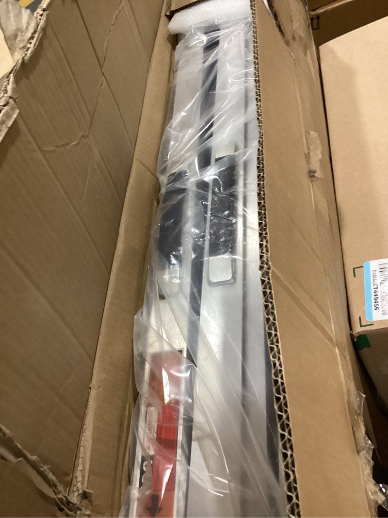 Condition photo showing Good Condition for vnn portable wheelchair ramp 7ft, seamless non-slip aluminum ramps for wheelchairs for home, handicap wheelchair ramps for home steps, aluminum loading dock plates, doorways, black aluminum 7ft (usable height 7-21 inch)