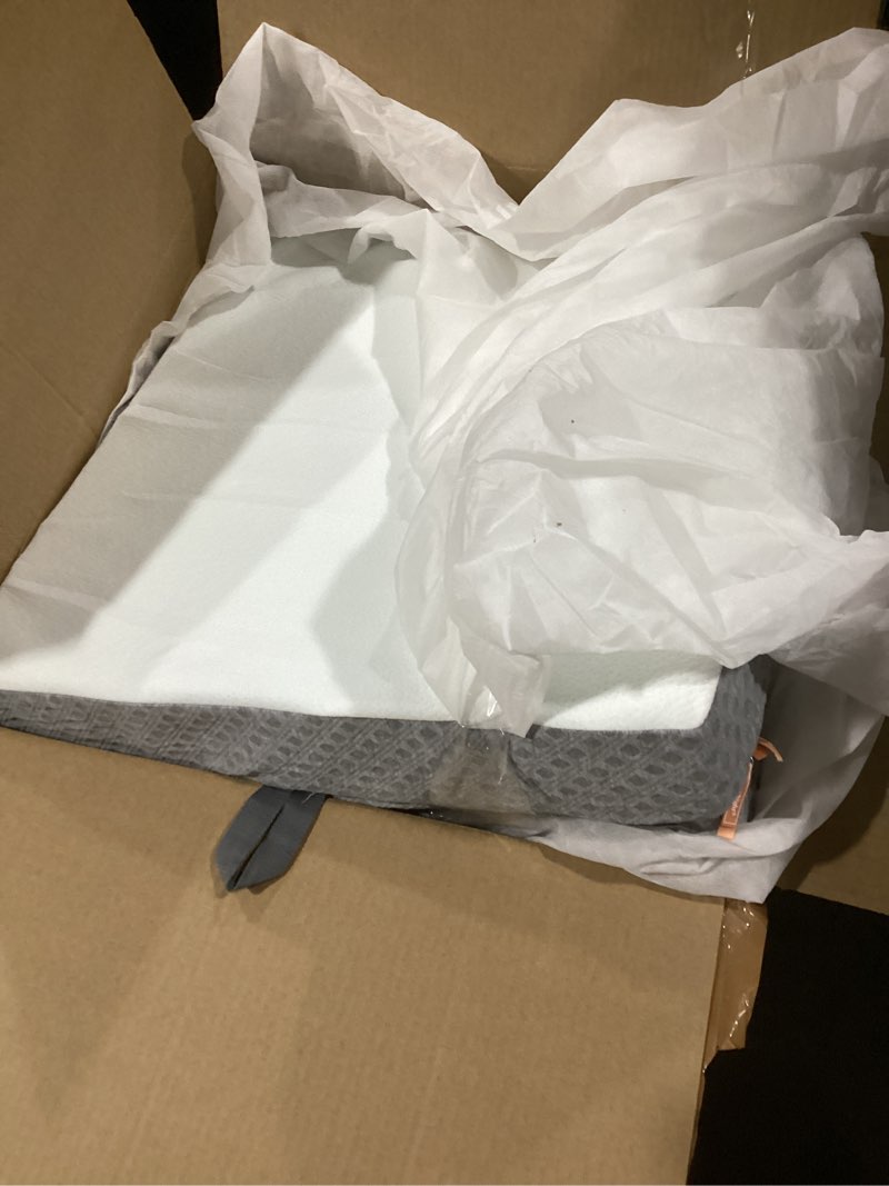 Condition photo showing Good Condition for  Similar to photo Sweetnight Queen Hybrid foam mattress- 10 Inch, Pocketed Coils for Comfort Sleep and Balanced Support Grey Queen (U.S. Standard) 10 Inch