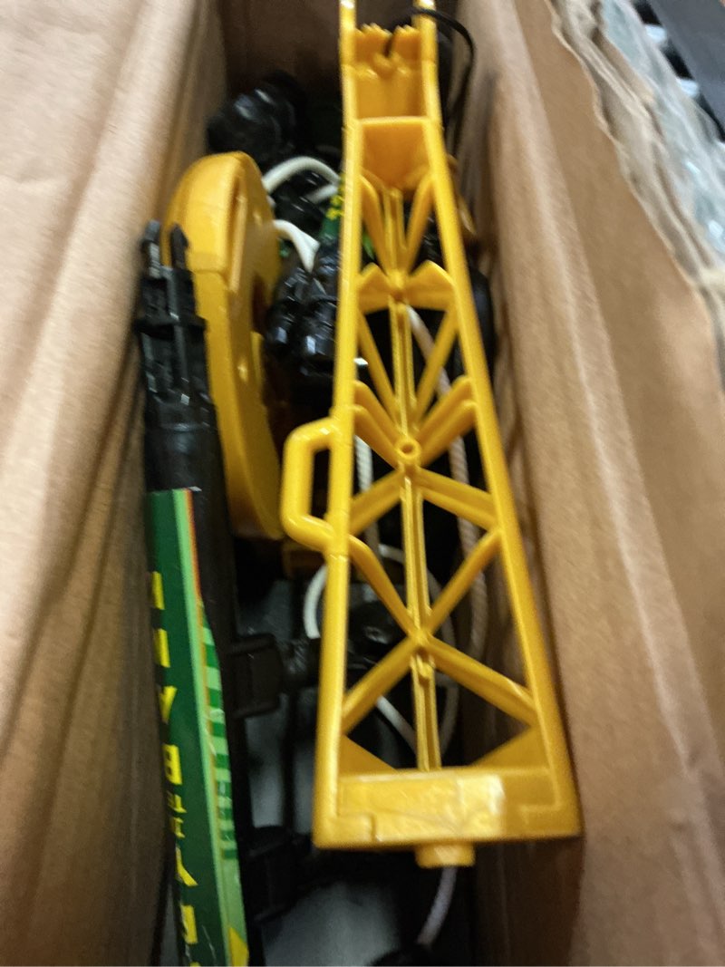 Condition photo showing As Is for mattel wwe money in the bank cash-in ring playset with 2 play modes & 40+ sounds & phrases, includes launcher crane, ladders & briefcase, 13-inch x 20-inch