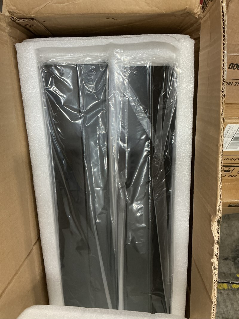 Condition photo showing New/Like New for 96 Inch Industrial Ceiling Fans, Large Ceiling Fan Remote Control Quiet DC Motor Big Assed Commercial Fan for Garage Gym Shop Warehouse Damp Rated 3 Downrods 8 Aluminum Blades High Airflow Black