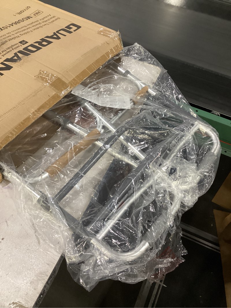 Condition photo showing New/Like New for Medline Heavy-Duty Bariatric Folding Walker with 5” Wheels and Durable Handles, 500 lb. Weight Capacity durable pvc plastic