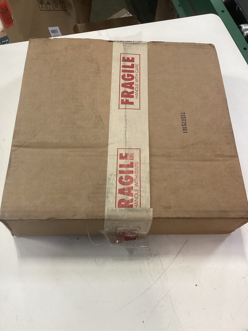 Condition photo showing New/Like New for 16"od x 3 1/2"id x 1 3/8"p traditional thermoformed pvc ceiling medallion (fits canopies up to 9 1/2"), metallic antique brass 16"od metallic antique brass