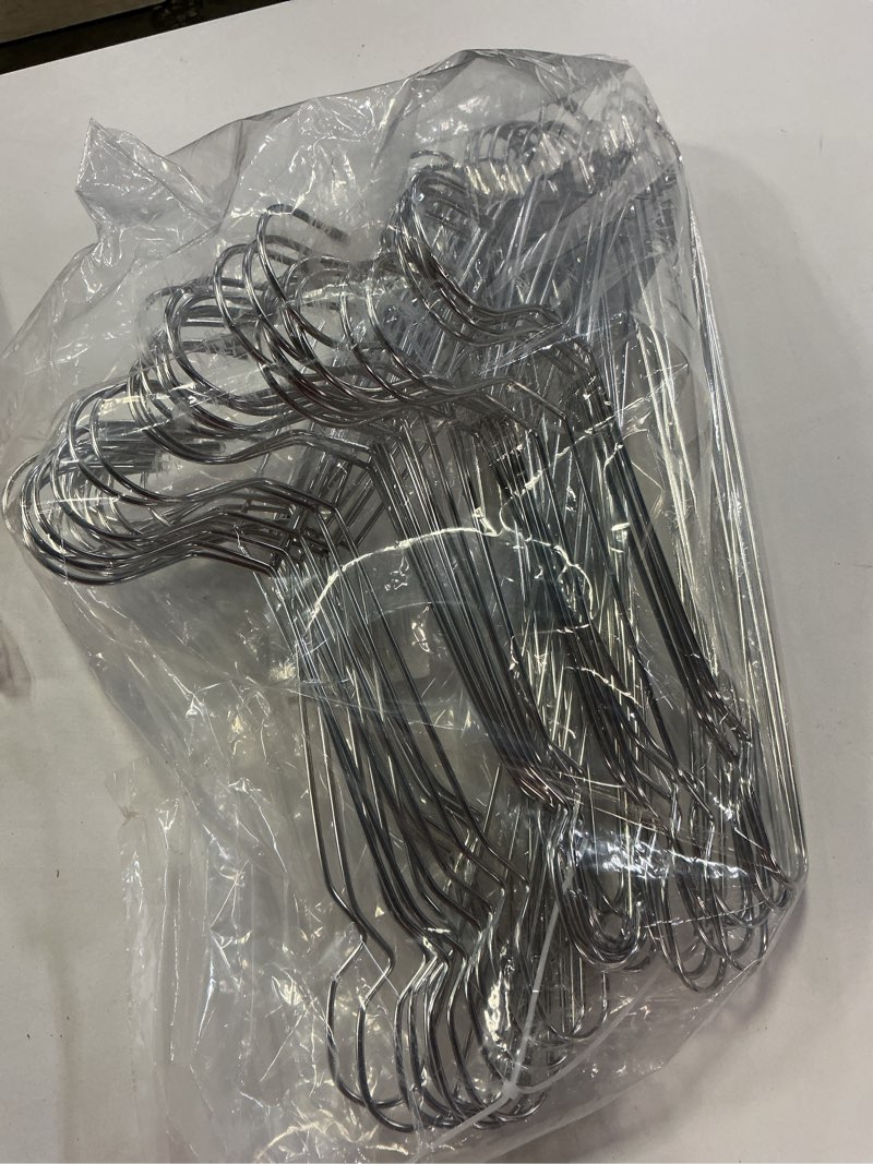 Condition photo showing Good Condition for TIMMY Wire Hangers 40 Pack Stainless Steel Strong Metal Coat Hanger Clothes 16.5 Inch. Sliver 40pack