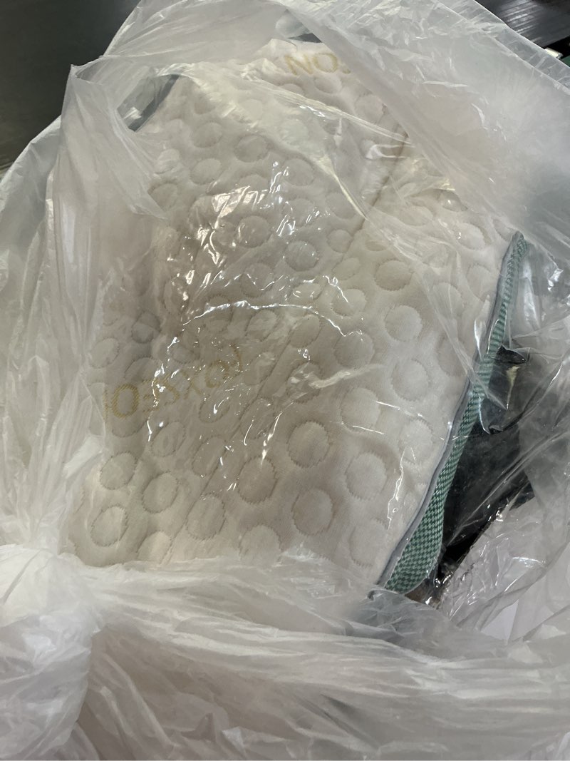 Condition photo showing Good Condition for Thin Pillow, Cervical Pillow for Bed Sleeping?Porous Fiber Contour Neck Pillows with Breathable Pillowcase,Suitable for lateral Abdominal Sleepers. (Large)