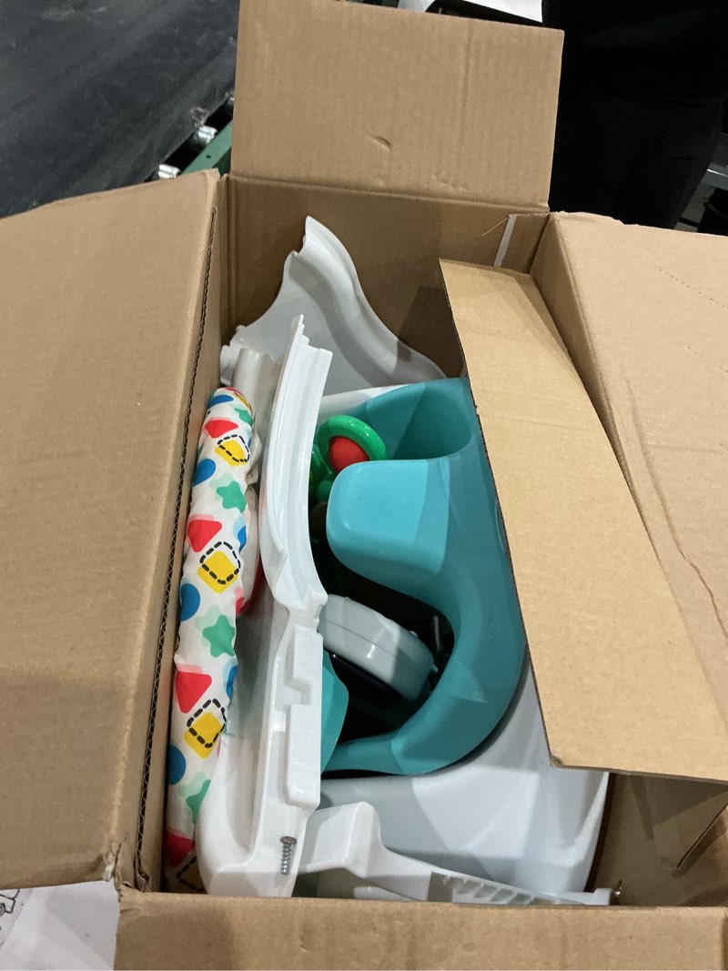 Condition photo showing As Is for baby einstein superseat touch of tunes 3-in-1 activity seat, with music & lights, ages 6 months and up