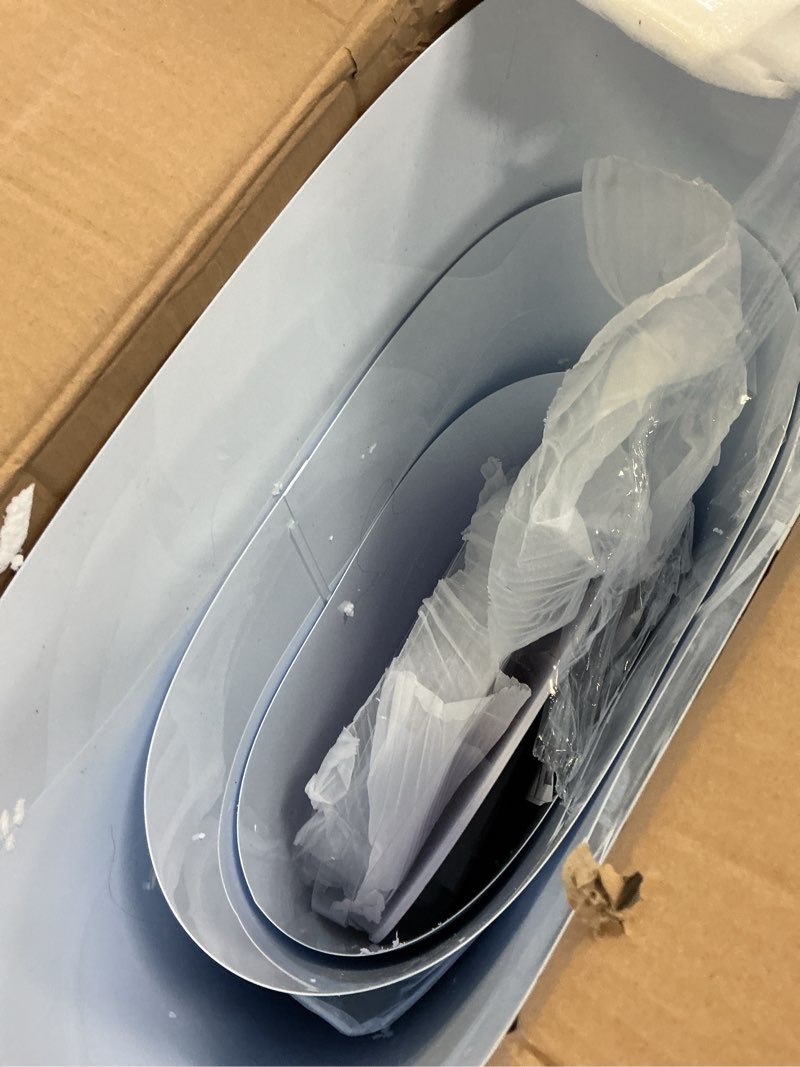 Condition photo showing As Is for SaitiMade Set of 3 - White Round Cylinder Stands, High Strength PVC Pedestal Stands for Party, Wedding, Birthday, Baby shower Decoration - 23.6''(L), 29.5''(XL), 35.4''(XXL) LARGE-3PCS