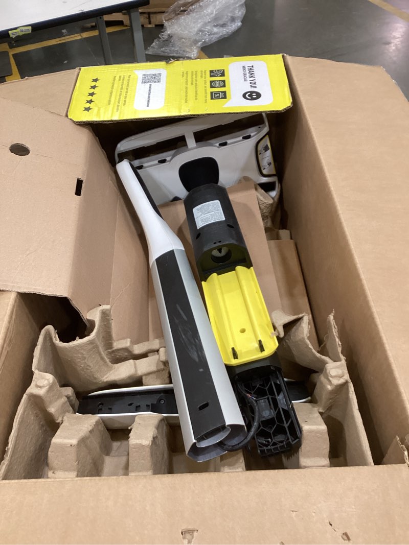 Condition photo showing As Is for kärcher fc 7 cordless all-in-one hard floor cleaner with 4-roller technology for simultaneous wet and dry debris removal fc 7 electric hard floor cleaner