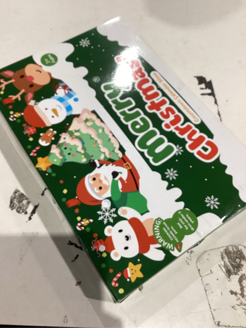 Condition photo showing New/Like New for Slime Advent Calendar for Kids 2025 - Christmas Countdown 24 Days of Surprises with Butter Slime, Clear & Cloud Slimes, Soft, Stretchy, Birthday Gift, Stocking Stuffer & Party Favor for Girls & Boys 18 Pack