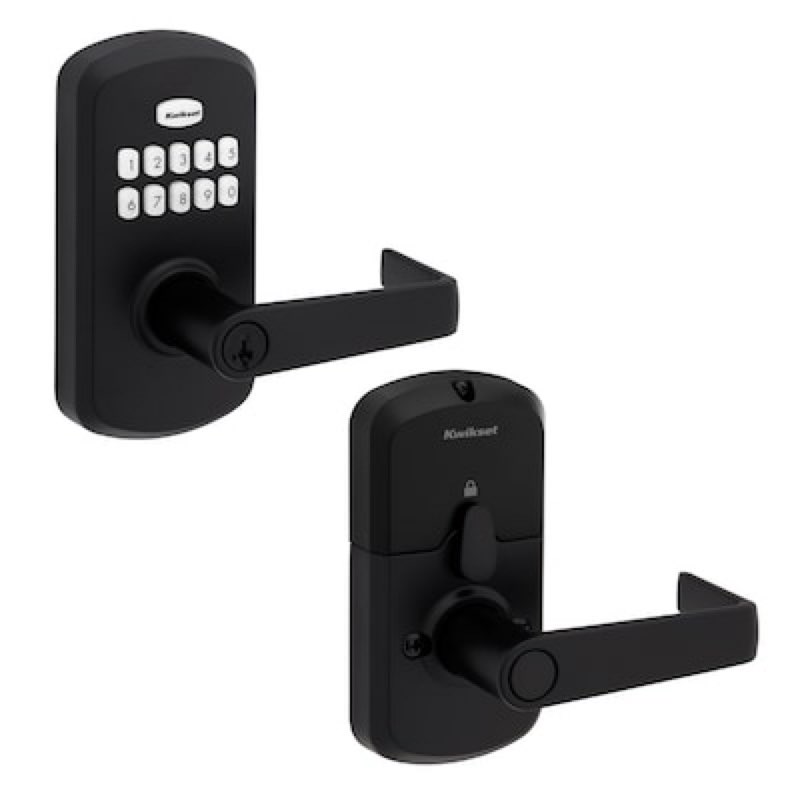 kwikset smartcode 955 light commercial keyless entry matte black keypad electronic handle lock