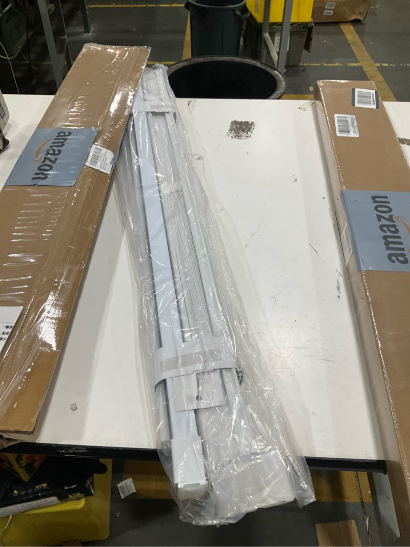 Condition photo showing Good Condition for no drill cordless vinyl mini blinds,white,33.5" w x 64" h | 1",no tools,horizontal window blinds,light filtering,indoor windows 33.5"w x 64"h