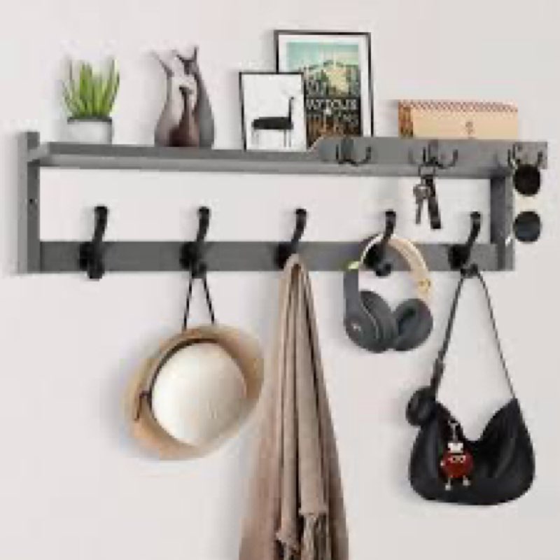 dreampossible 29\" Coat Rack W... Rack Key Holder Mail Organizer 