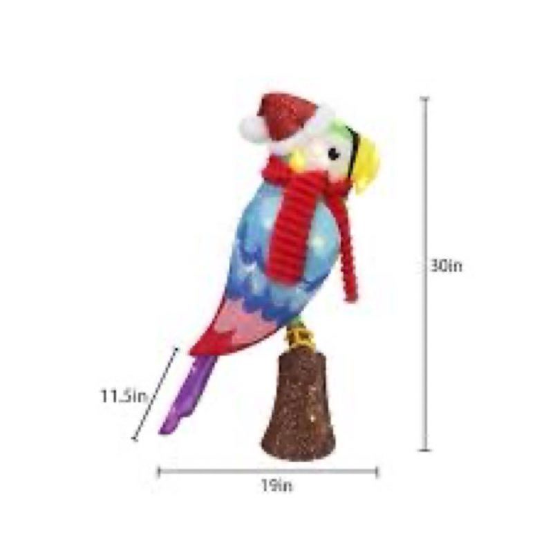 Holiday living blue parrot