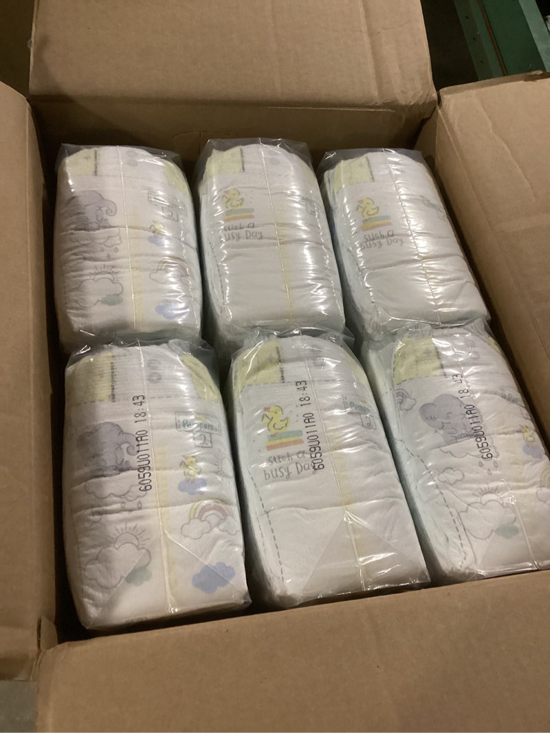 Condition photo showing Good Condition for pampers baby diapers - swaddlers - size 2, 186 count, ultra absorbent disposable infant diaper