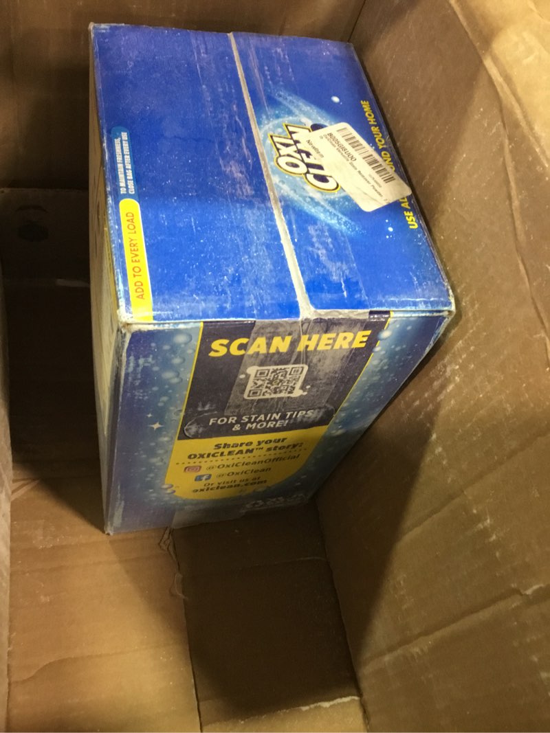 Condition photo showing As Is for OxiClean Versatile Stain Remover, Regular Scent, 7.22 Lb Box, 4/carton 4 Ounce (Pack of 1)