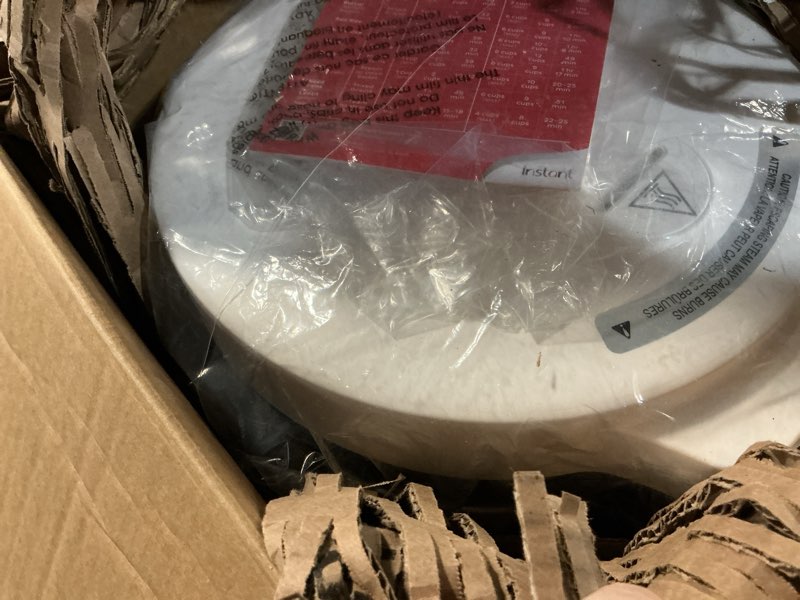 Condition photo showing Good Condition for instant pot 20-cup rice cooker, rice and grain multi-cooker with carb reducing technology without compromising taste or texture, from the makers of instant pot, includes 8 cooking presets
