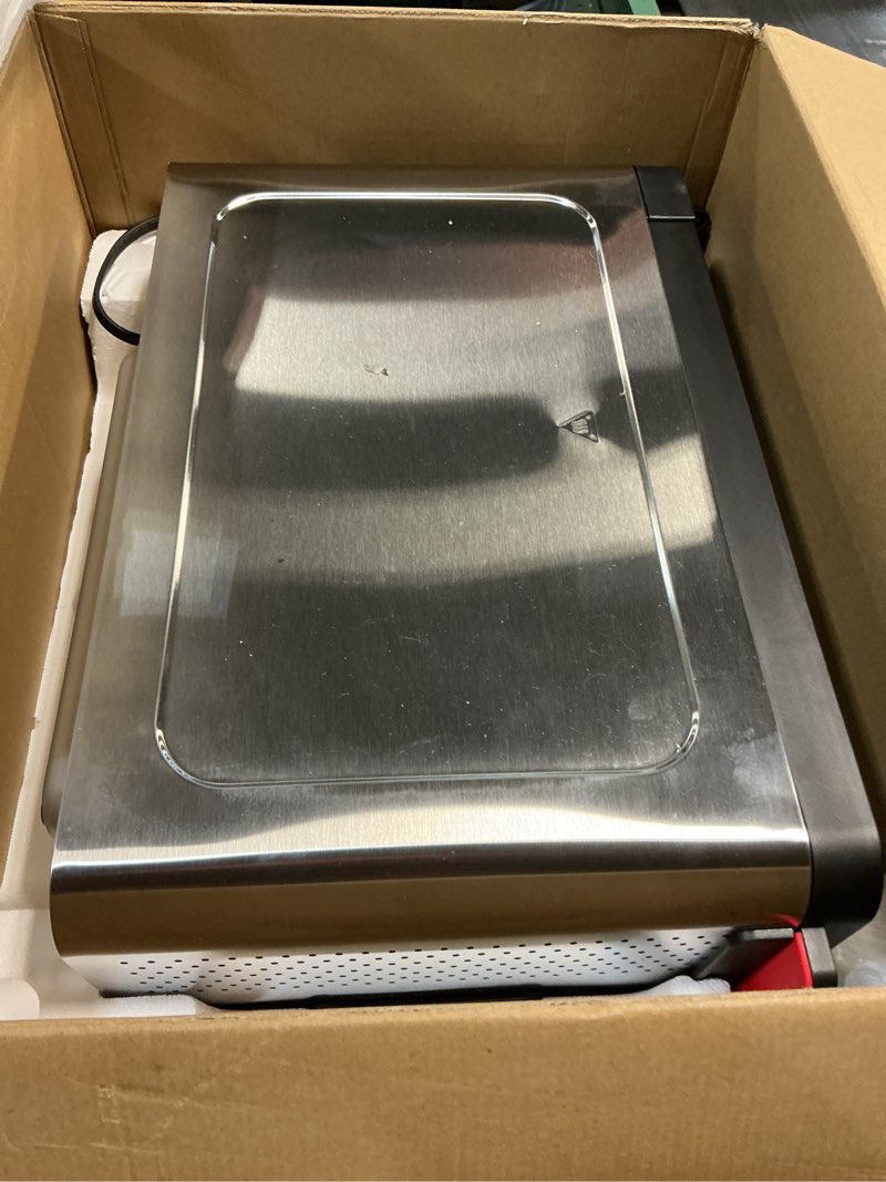 Condition photo showing Good Condition for Instant Pot No Preheat Required* 6-in-1 Pizza and Toaster Oven with InstantHeat Technology, Fits a 12" Fresh or Frozen Pizza, Bake, Toast, Broil, & Reheat