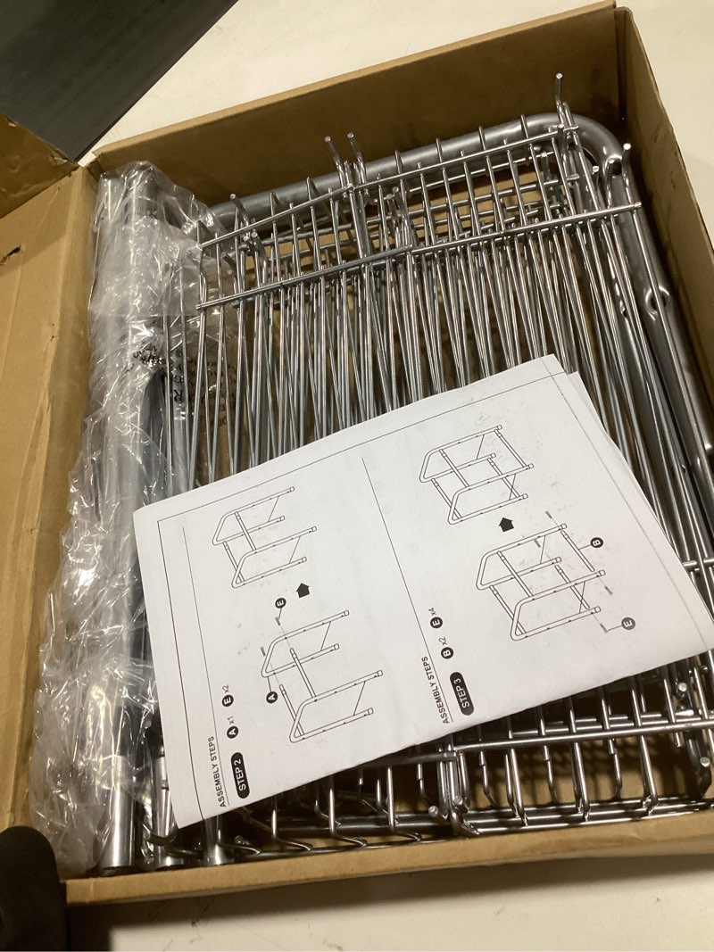 Condition photo showing Good Condition for FlagShip 2 Tier Under Sink Organizers and Storage Rack Expandable Cabinet Shelf for Kitchen Bathroom Silver (17-25 inches)