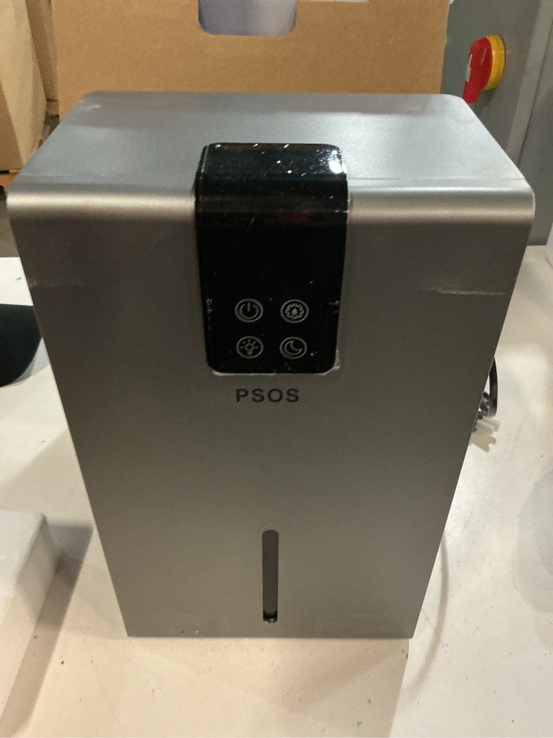 Condition photo showing New/Like New for dehumidifier, dehumidifiers for home, 98 oz water tank, (1000 sq.ft) quiet dehumidifier for basement bathroom bedroom with humidity display, auto shut off, relaxing 7 color ambient light(gray)