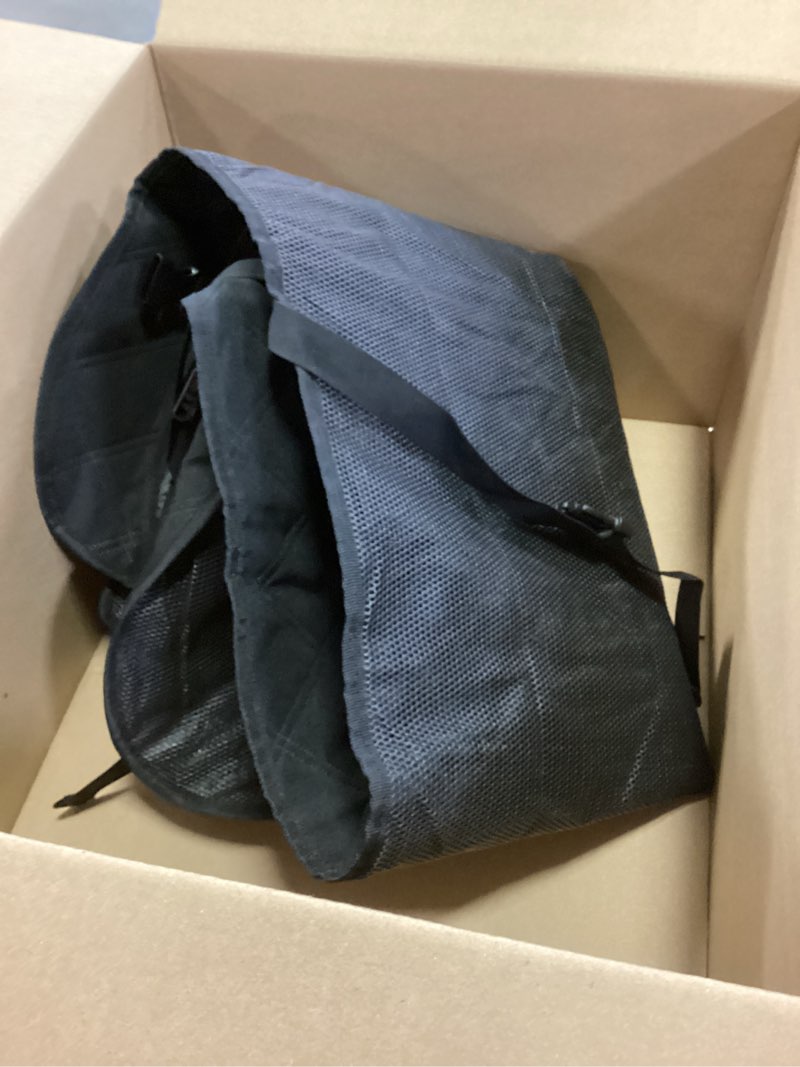 Condition photo showing As Is for XL Back Seat Cover for Full-Size Trucks/SUVs Rear Split Bench, Heavy Duty 900D Waterproof Non-Slip Car Seat Protector for Messy Pet Dogs & Kids, Easy Clean (Black) X-Large-60"W Black