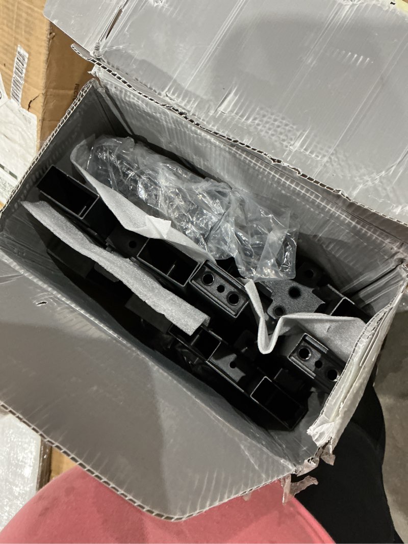 Condition photo showing Good Condition for king size bed frame, 3500lbs heavy duty metal frames with steel slats support 14 inch high platform bedframe with storage, no box spring needed, sturdy and durable noise-free, black king 14 inches