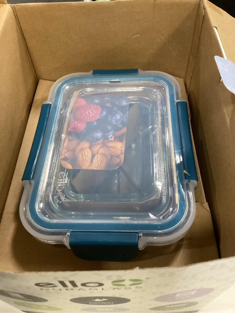Condition photo showing Good Condition for ello duraglass 12-piece glass food storage set, artic berry