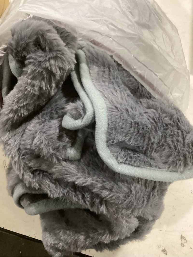 Condition photo showing New/Like New for RayoLife Rechargeable Cordless Heated Blanket – Battery Operated & Battery Powered Heated Blanket, Warm Throw for Outdoor, Car & Home, Works with External Battery Pack (Battery Not Included) Light Navy - Without Battery