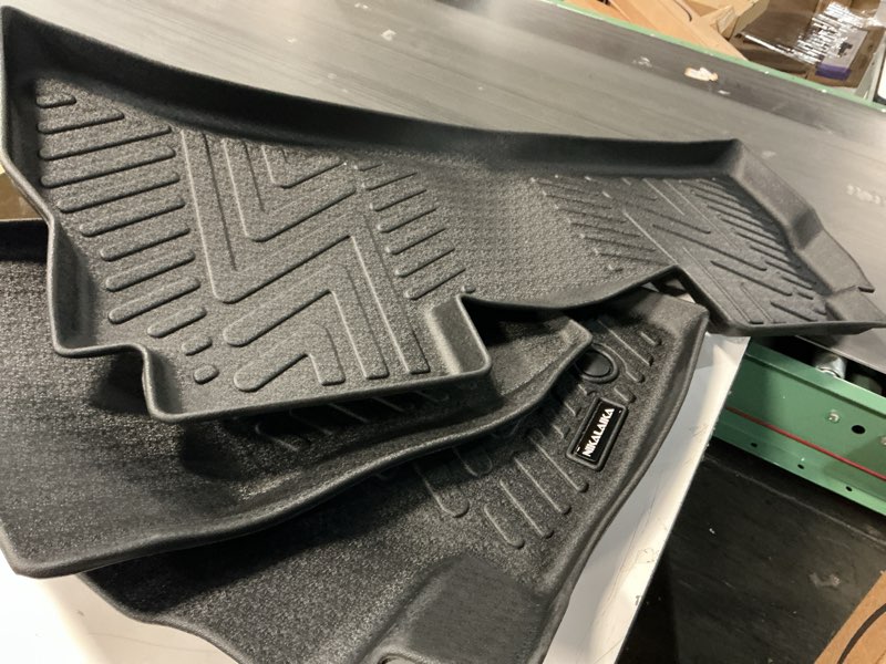 Condition photo showing Good Condition for (Similar to stock photo) NIKALAIKA Floor Mats for 2024... nti-Slip, Ist & 2nd Row, Black flor car