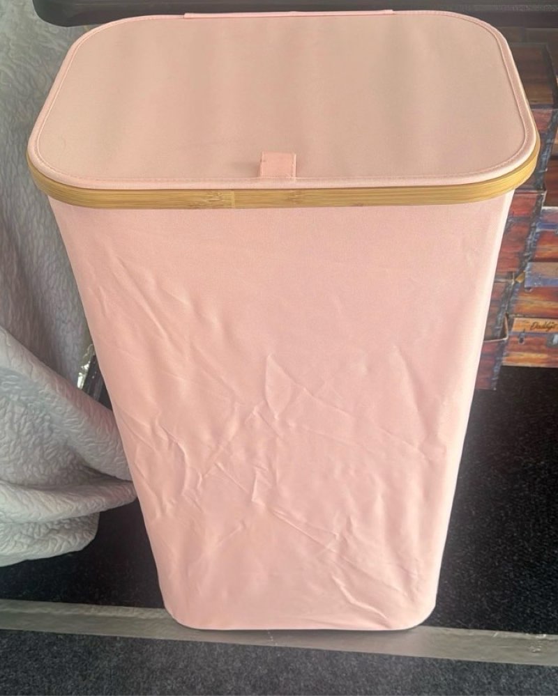 Laundry Basket with Lid, Clothes Hampers for Laundry 
