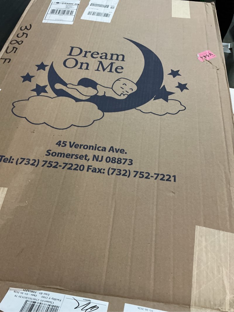 Condition photo showing Good Condition for joymiss breathable crib & toddler mattress: soft cribs mattresses for waterproof - 52" x 27.6" x 5" - tencel toddler bed mattress fits baby and kids ocean breathable crib mattress