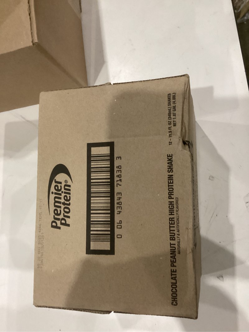 Condition photo showing New/Like New for Premier Protein Shake, Chocolate Peanut Butter, 30g Protein, No Added Sugar, 24 Vitamins & Minerals to Support Immune Health, 11 fl oz, 12 Pack (Packaging May Vary) Chocolate Peanut Butter 11 Fl Oz (Pack of 12)