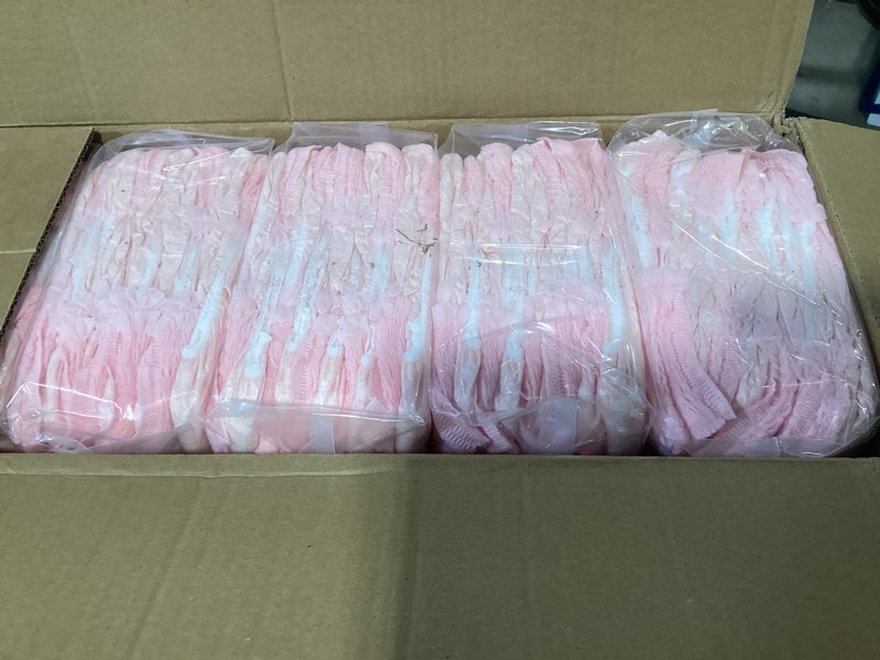 Condition photo showing New/Like New for ambreview disposable dog diapers female, just pull it up, doggie diapers for female dogs, strong absorbency | leak proof, for dogs in heat | elderly | disabled, l 100 pcs l(waist 13.3"-21.2") 100.0