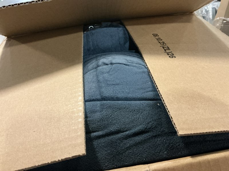 Condition photo showing Good Condition for allopera pregnancy pillow, full body 57 inch maternity pillow with removable washable cover - sleep support for legs, back, neck, shoulder, hips, belly for pregnent women, black grey velvet cover black-grey velvet