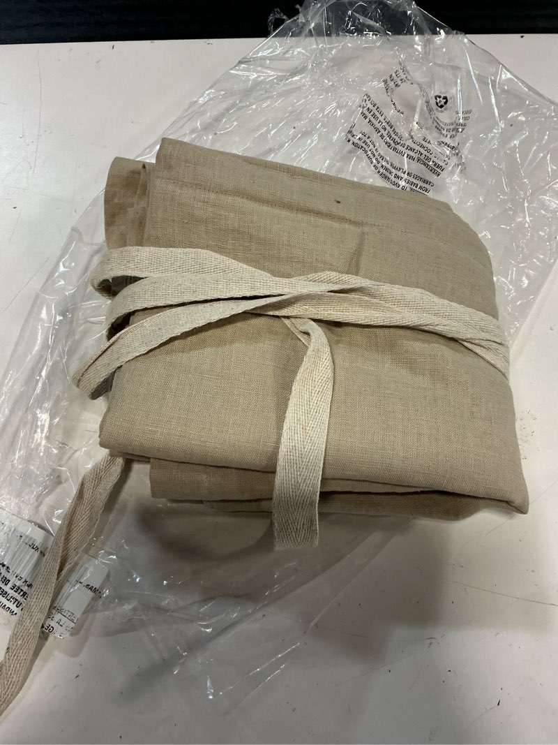 Condition photo showing Good Condition for european linen euro sham, euro, toffee