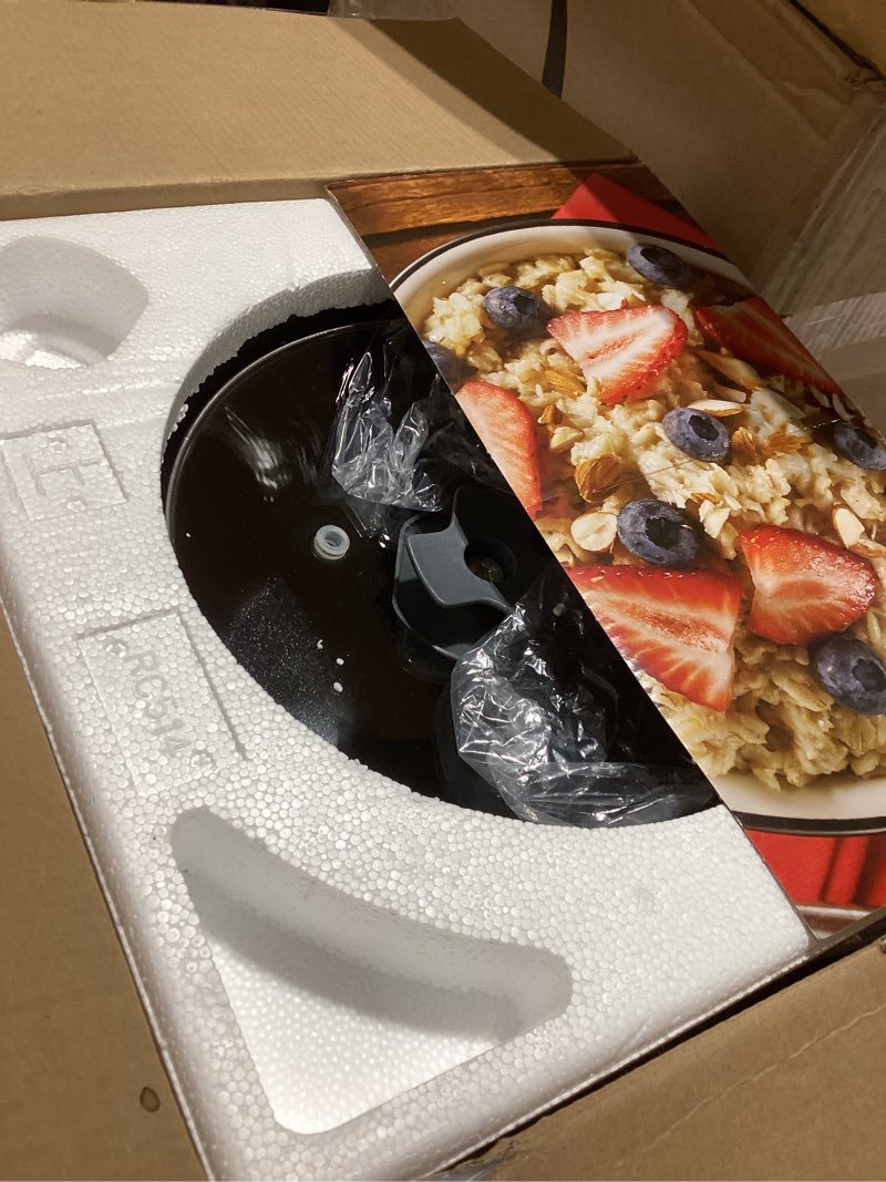 Condition photo showing Good Condition for BLACK+DECKER 16-Cup Rice Cooker, RC516, 8-Cup Uncooked Rice, Steaming Basket, Removable Non-Stick Bowl, One Touch