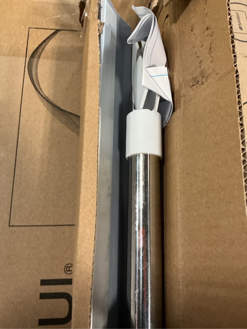 Condition photo showing As Is for 19.7'' Large Floor Squeegee for Concrete Floor with 51''-58'' Telescoping Stainless Steel Handle, Squeegee Broom for Removing Water on Tile, Epoxy, Garage, Driveway, Patio