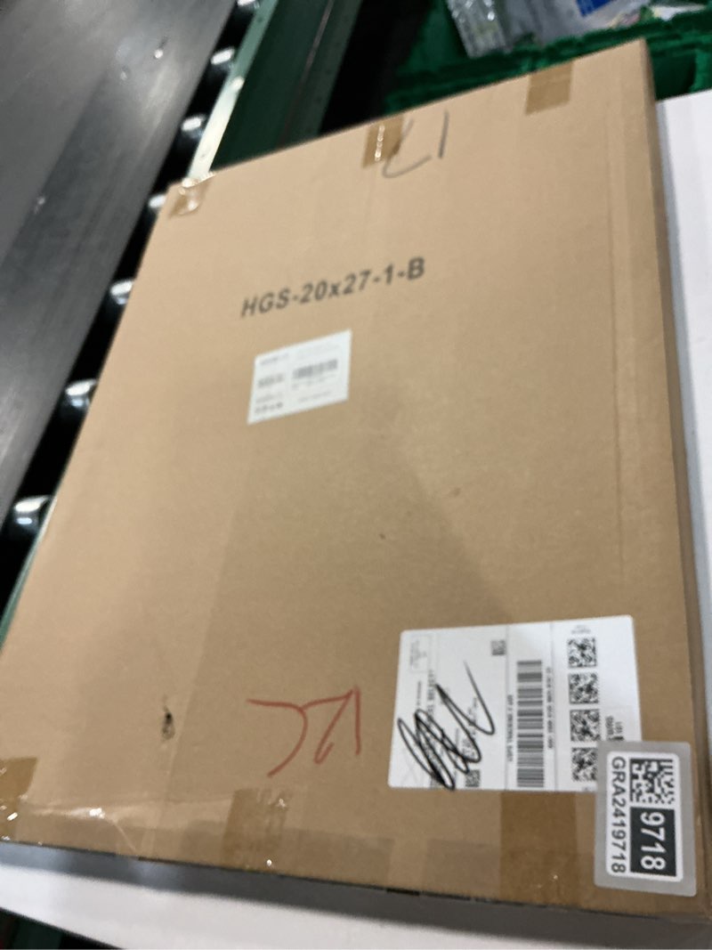 Condition photo showing New/Like New for SESEAT 20x27 Picture Frame Black, Poster Frames for Wall Hanging, 20 x 27 Large Frames with Acrylic Protection, 1 Pack Black 20x27