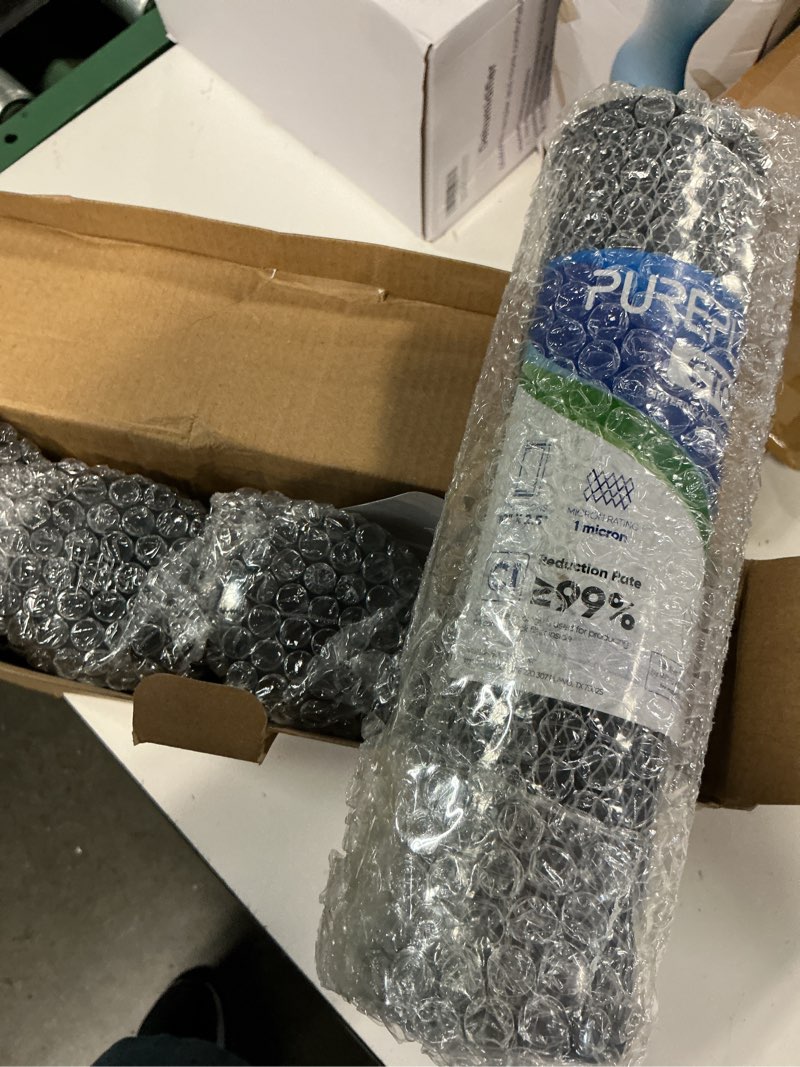 Condition photo showing New/Like New for 1 micron 2.5" x 10" whole house cto carbon water filter cartridge replacement for under sink water filter system, dupont wfpfc8002, wfpfc9001, fxwtc, scwh-5, whef-whwc, whcf-whwc, amzn-scwh-5, 4pack activated carbon water filter 4 count (pack of 1)