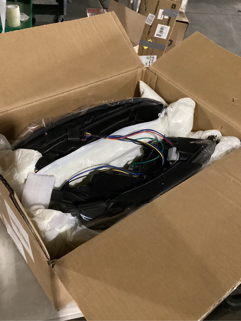 Condition photo showing Good Condition for headlight assembly compatible with 2008 2009 2010 2011 2012 chevy malibu (not fit 2008 malibu classic model), includes bulbs and wiring harness 08-12 headlights w/ bulbs&wiring