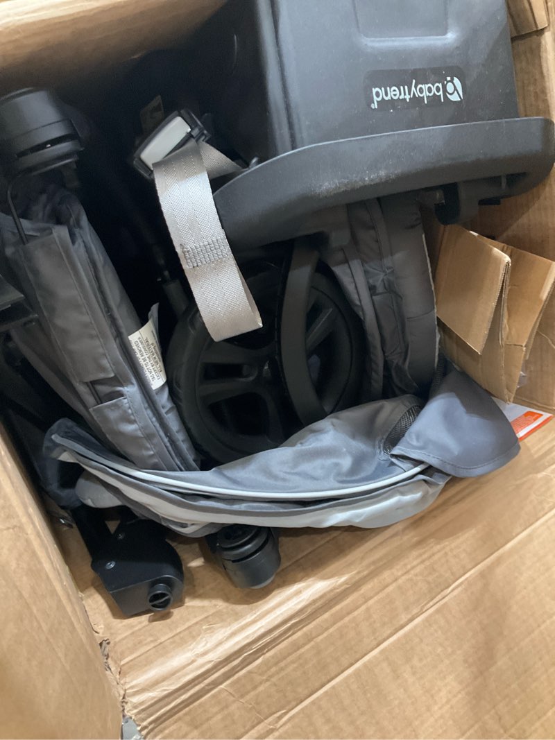Condition photo showing As Is for Baby Trend Stroller and EZ-Lift Infant Car Seat, EZ Ride Travel System, Dash Grey EZ Ride Dash Grey