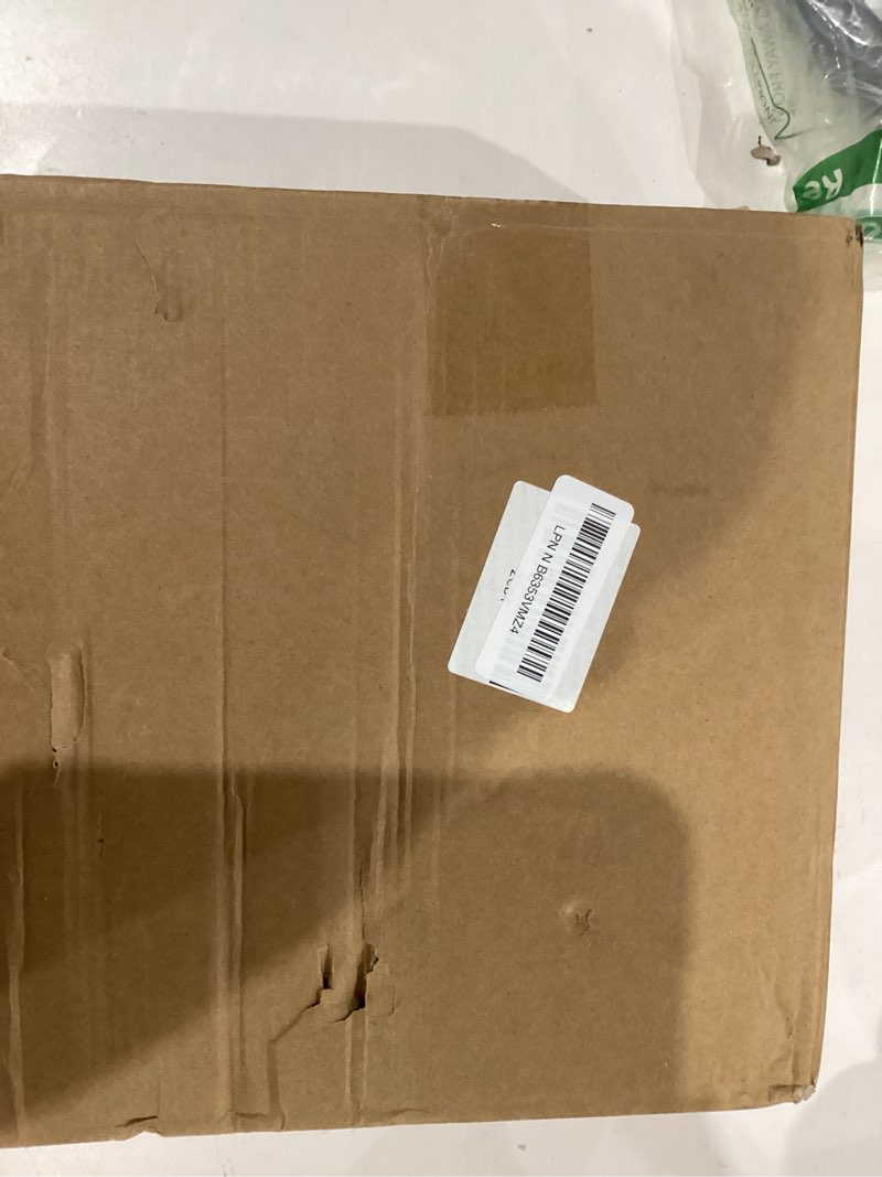 Condition photo showing As Is for YORY 4-Pack Vintage Glass Mugs with Bamboo lids and Spoons Coffee Tea Cups Gifts for Women Overnight Oats Containers 14oz,