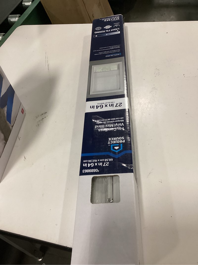 Condition photo showing As Is for Project Source Light Filtering 1-in Slat Width 27-in x 64-in ...