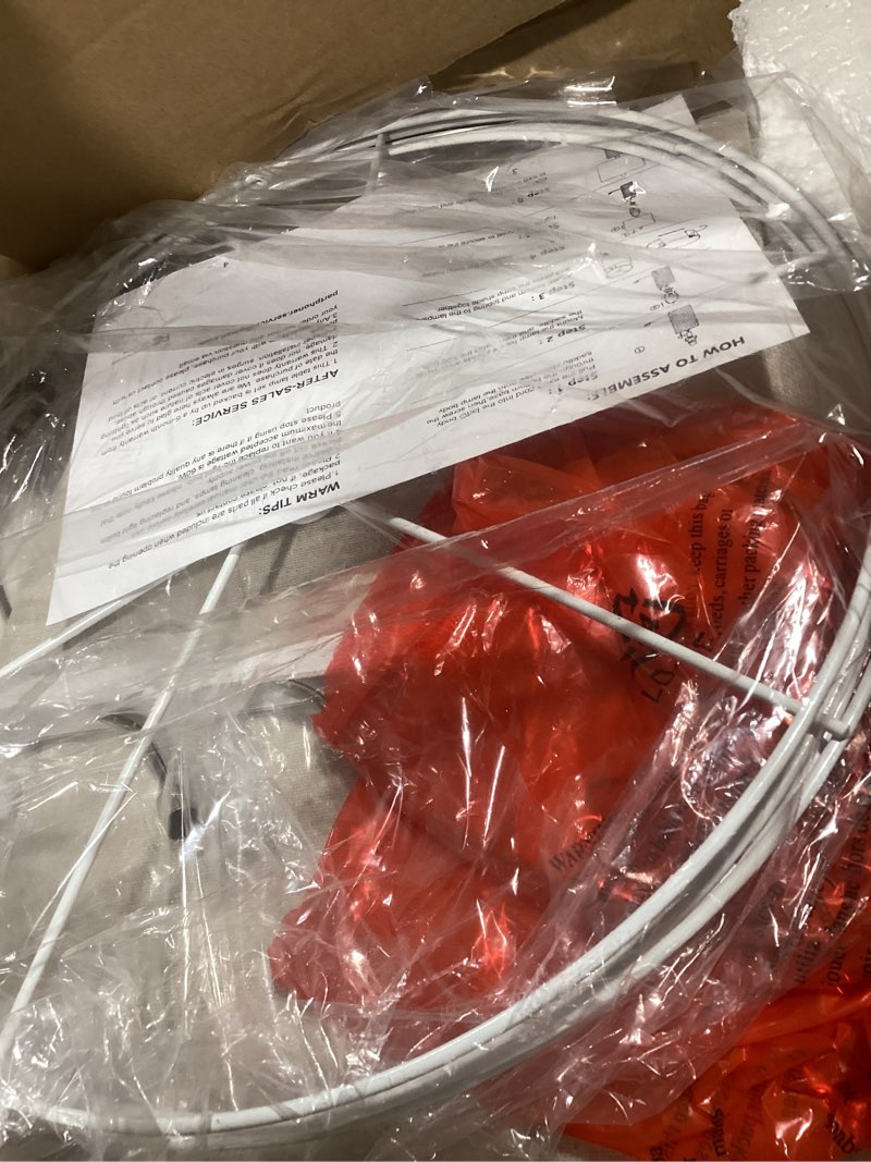 Condition photo showing Good Condition for PARTPHONER 23" Modern Ceramic Table Lamp Set of 2, Table Lamps for Living Room, Rustic Farmhouse Bedside Lamps Nightstand lamp for Bedroom, White Desk Lamp for End Table Home Decor Beige Beige and White