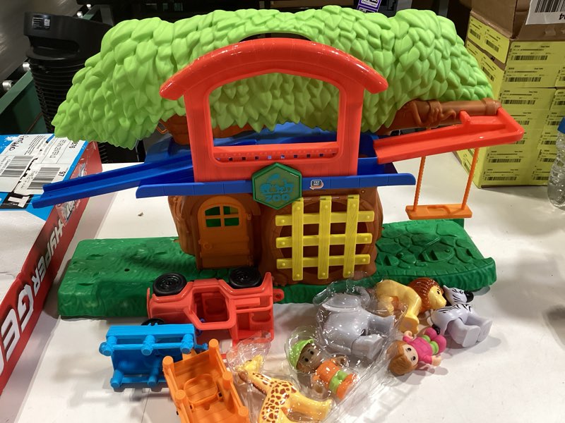 Condition photo showing Good Condition for kid connection animal zoo play set with lights and sounds, 22 pieces, toddler toys