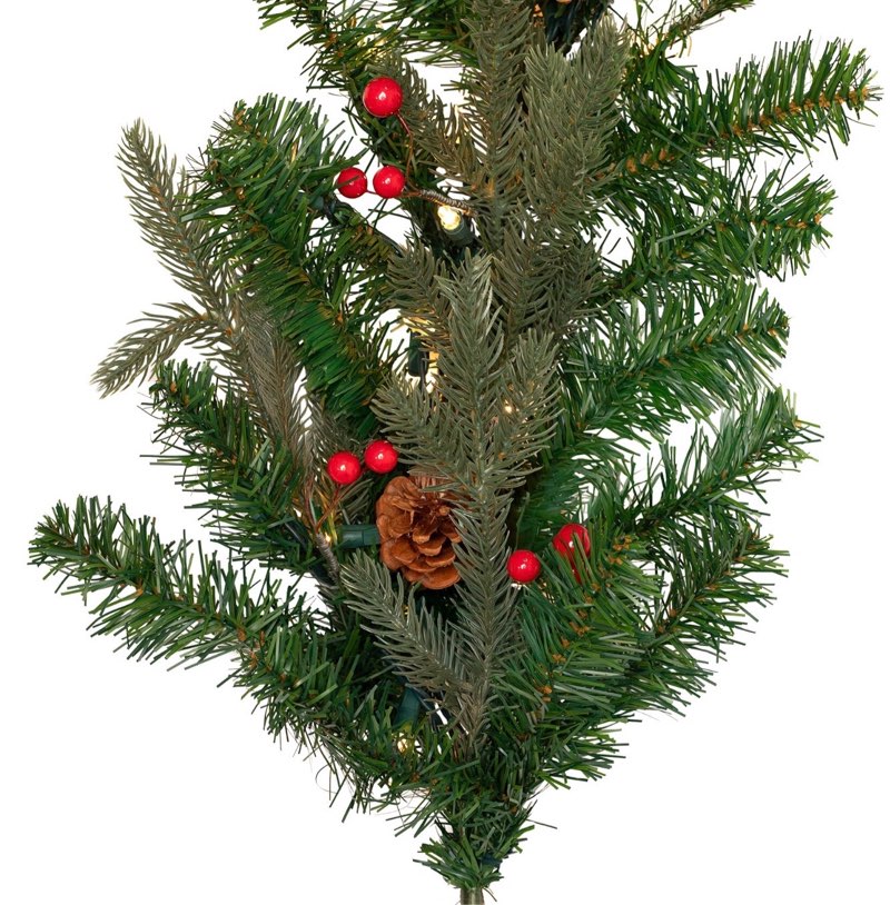 joyhalo 2pcs set 4ft outdoor christmas trees for porch