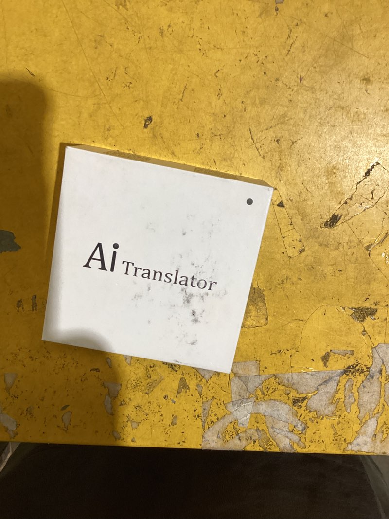Condition photo showing Good Condition for ai language translator earbuds, two way real-time translation 144 language wireless bluetooth translation headphones, app online instant voice translation for travel business learning, black