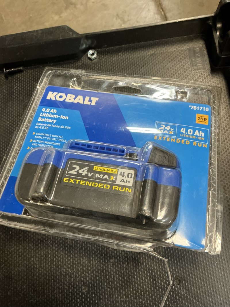 Condition photo showing Good Condition for kobalt 24-v lithium battery (4 ah)