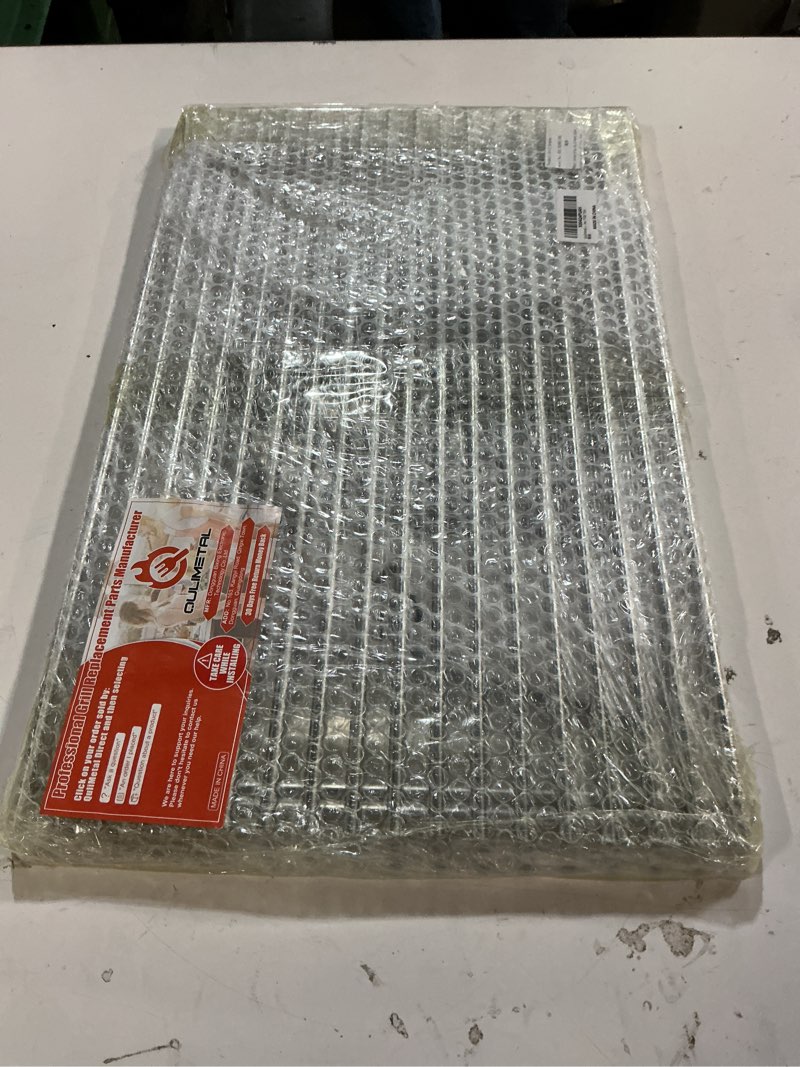 Condition photo showing Good Condition for qulimetal 19.5" grill grates for weber genesis 300 series (2007-2016), genesis e310 e320 e330 s310 s320 s330 ep310 ep320 ep330 grills, stainless steel part for weber 7528 7524 19.5" 7mm stainless steel