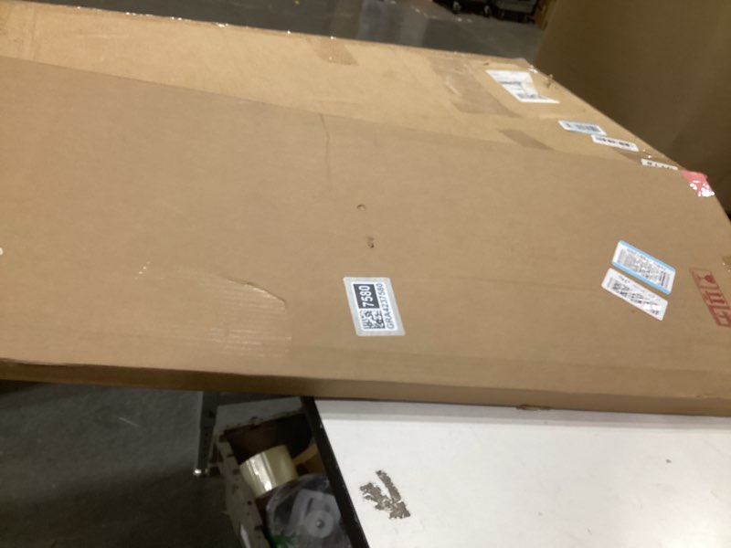 Condition photo showing As Is for 12x36 Frame Natural Woodgrain,Rustic 36x12 Picture Frame Beige, Art Pic Hanging Poster Frame, 12 by 36 Gallery Family Concert Portrait Photo Frame Anniversary/Birthday/Wedding/Thank you/Christmas Gift Natural beige 12x36in