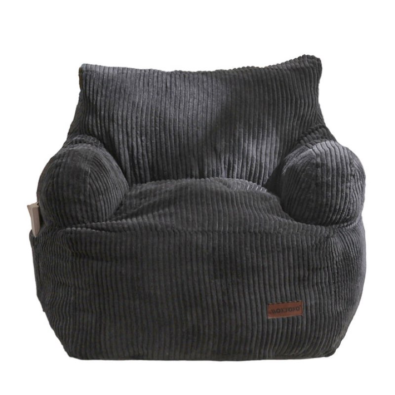 MAXYOYO Kids Bean Bag Chair, Stuffed Toddler Bean Bag Sofa with Filler Bean Bag Chair for Boys and Girls, Dark 